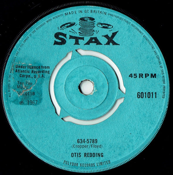 Otis Redding : Shake (7", Single, 3 P)