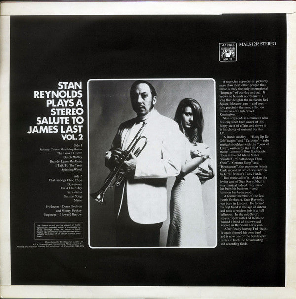 Stan Reynolds : Stan Reynolds Plays A Stereo Salute To James Last - Vol.2 (LP, Album)