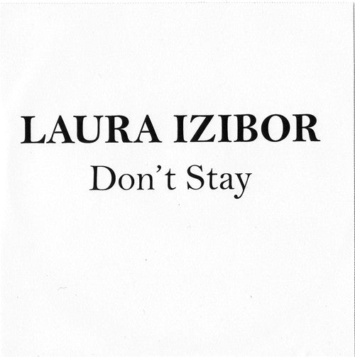 Laura Izibor : Don't Stay (CDr, Single, Promo)
