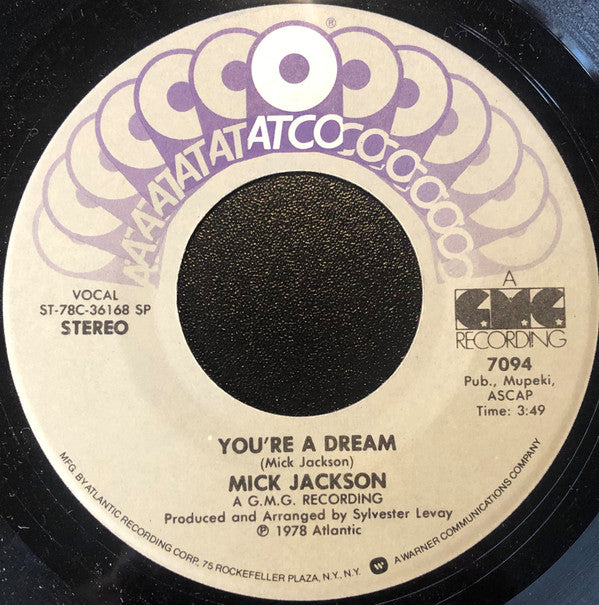 Mick Jackson : Weekend (7", Single)