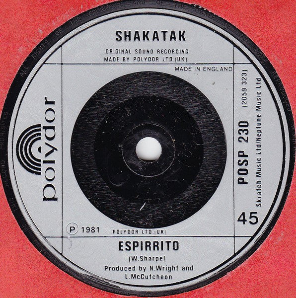 Shakatak : Living In The U.K. (7", Single)