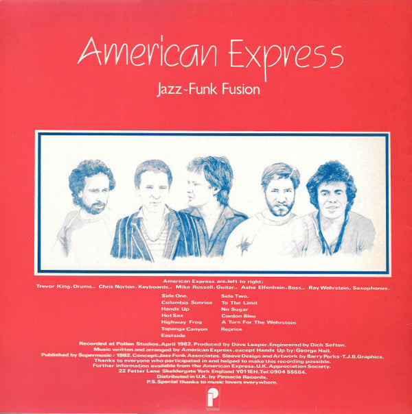 American Express (4) : Jazz-Funk Fusion (LP, Album)
