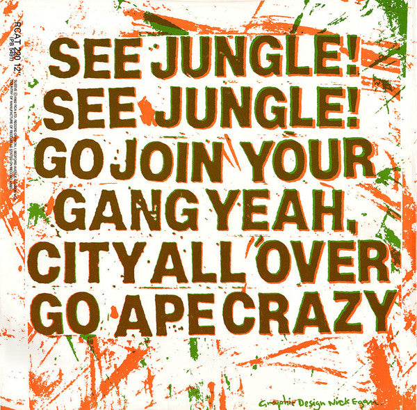 Bow Wow Wow : See Jungle! (Jungle Boy)  (12", Single)