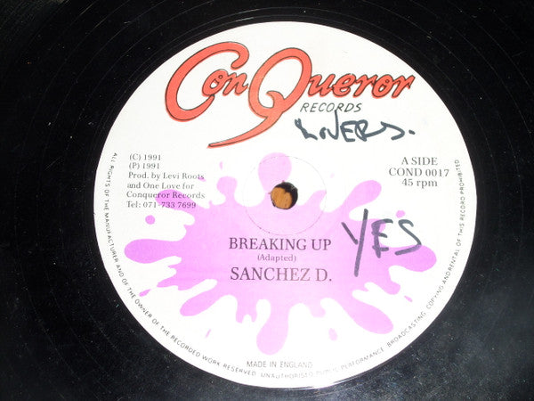 Sanchez : Breaking Up (12")