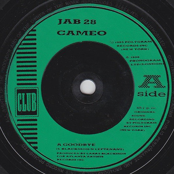 Cameo : A Goodbye / I've Got Your Image (7", Single)