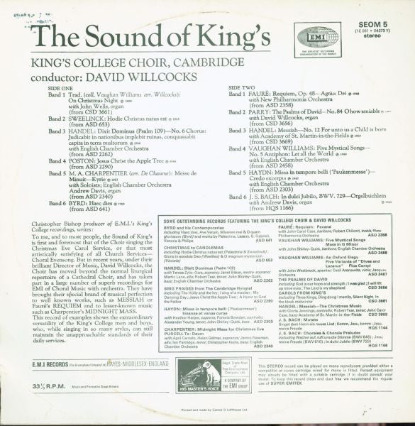 The King's College Choir Of Cambridge : The Sound Of King's (LP, RE)