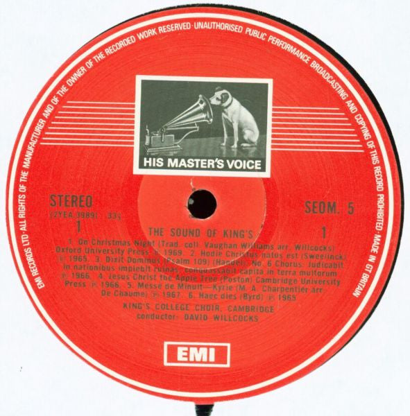 The King's College Choir Of Cambridge : The Sound Of King's (LP, RE)