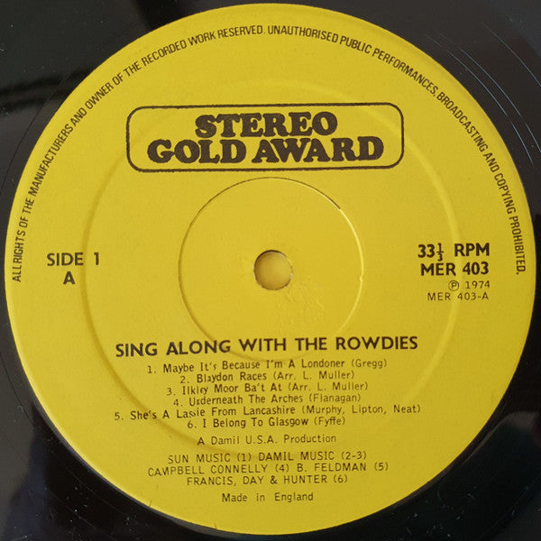The Rowdies (5) : Sing Along With The Rowdies (LP)