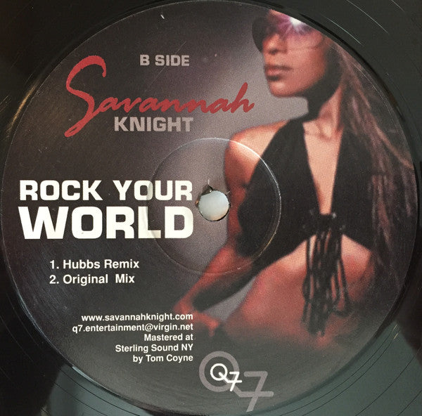Savannah Knight : Rock Your World (12")