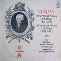 Joseph Haydn, London Philharmonic Orchestra, John Pritchard : Symphony No. 44 In E Minor 'Trauer', Symphony No. 45 In F# Minor 'Farewell' (LP)