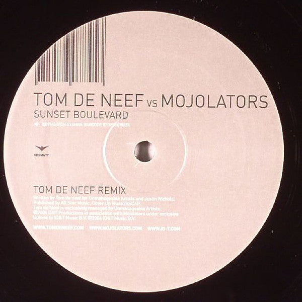 Tom De Neef vs. Mojolators : Sunset Boulevard (12")