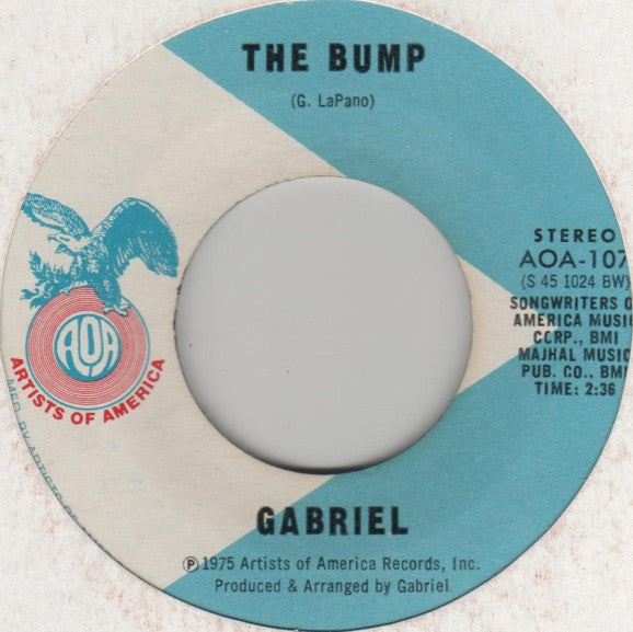 Gabe Lapano : The Bump (7")