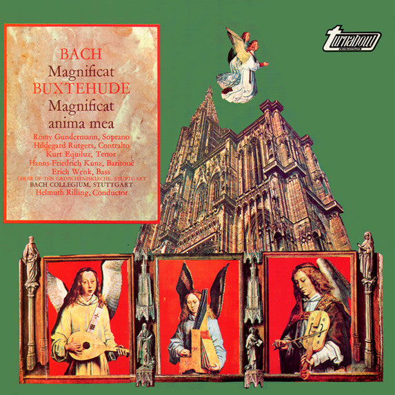 Johann Sebastian Bach / Dieterich Buxtehude, Bachcollegium Stuttgart : Magnificat / Magnificat Anima Mea (LP, RM)