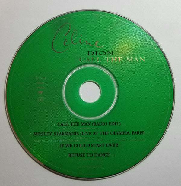 Céline Dion : Call The Man (CD, Single)