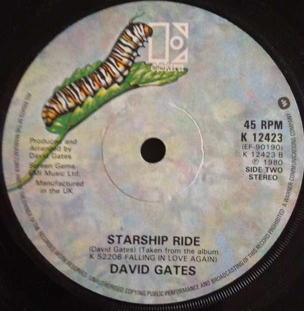 David Gates : Falling In Love Again (7", Single)
