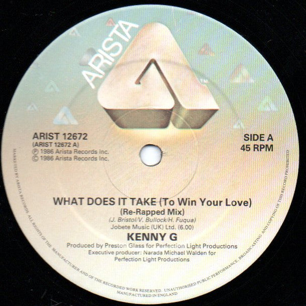 Kenny G (2) : What Does It Take (To Win Your Love) (12")