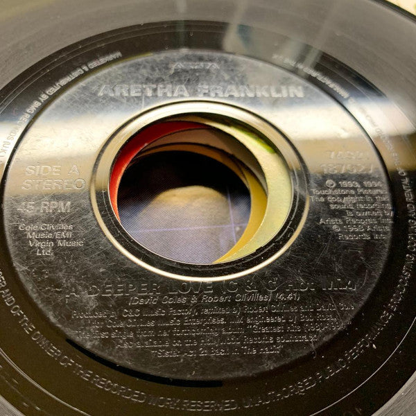 Aretha Franklin : A Deeper Love (7", Jukebox)