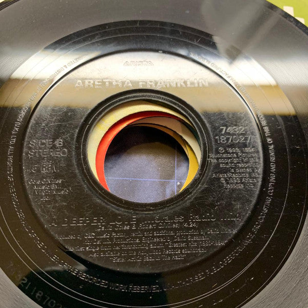 Aretha Franklin : A Deeper Love (7", Jukebox)
