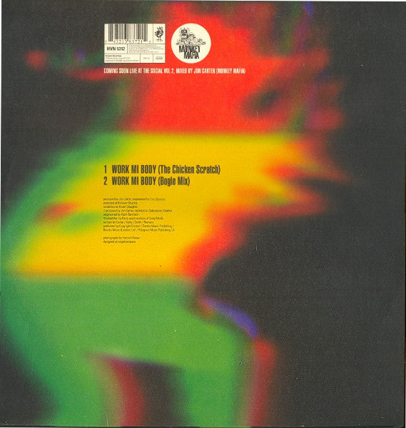 Monkey Mafia Featuring Patra : Work Mi Body (12", Single)
