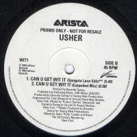 Usher : Can You Get Wit It (12", Promo)