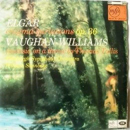 Sir Edward Elgar / Ralph Vaughan Williams - William Steinberg Conducting Pittsburgh Symphony Orchestra : Enigma Variations / Fantasia On A Theme By Thomas Tallis (LP, Blu)