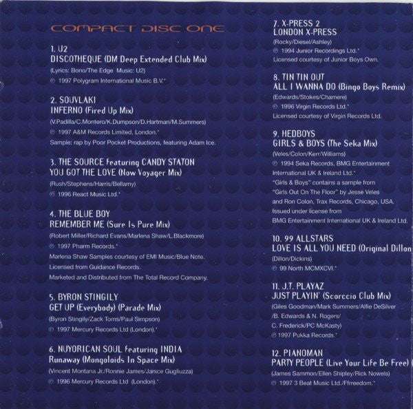 Various : Club Mix 97 2 (2xCD, Mixed)