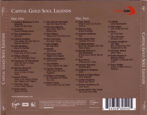 Various : Capital Gold Soul Legends (2xCD, Comp)