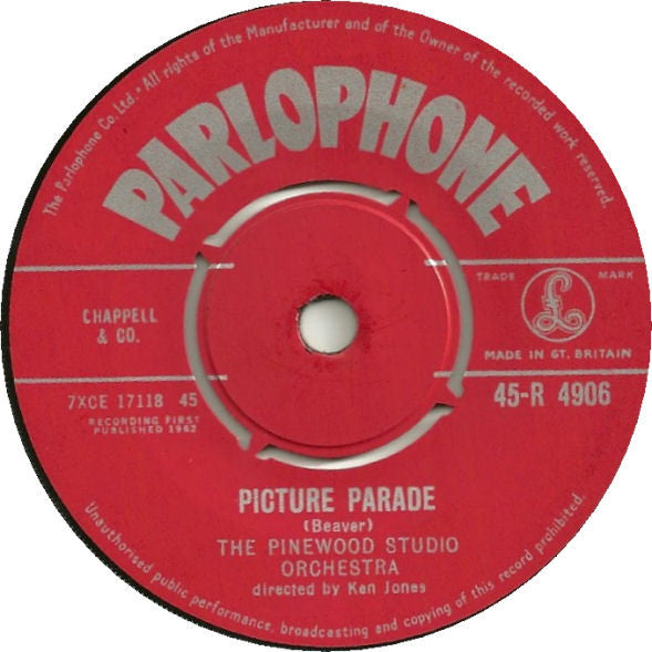 The Pinewood Studio Orchestra : The Waltz Of The Toreadors / Picture Parade (7", Single)