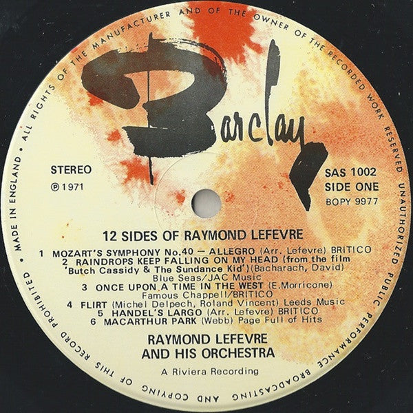 Raymond Lefèvre Et Son Grand Orchestre : 12 Sides Of Raymond Lefevre (LP, Comp)