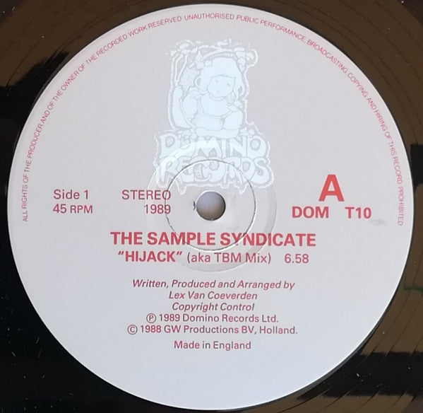 Sample Syndicate : Hijack (Aka TBM Mix) (12")
