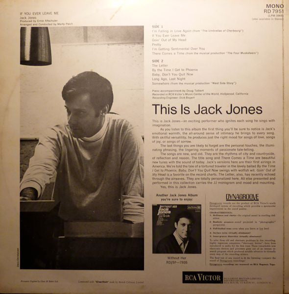 Jack Jones : If You Ever Leave Me (LP, Mono)