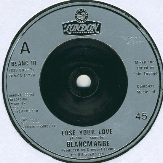 Blancmange : Lose Your Love (7", Single)