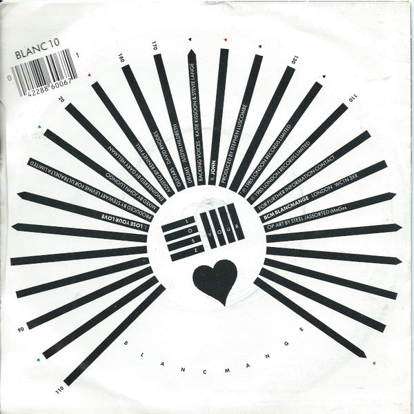 Blancmange : Lose Your Love (7", Single)