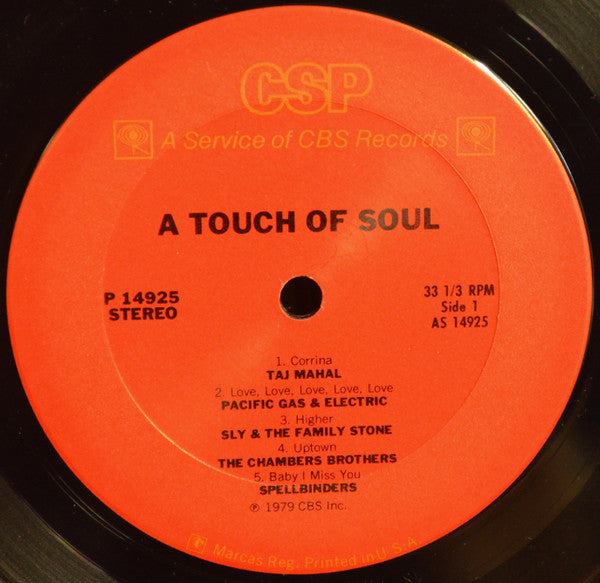 Various : A Touch Of Soul (LP, Comp)