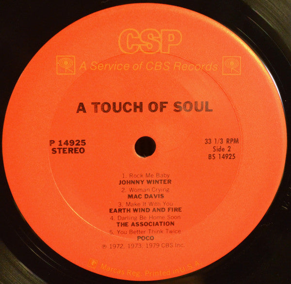 Various : A Touch Of Soul (LP, Comp)