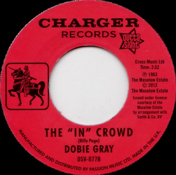 Dobie Gray : Out On The Floor (7", Single)