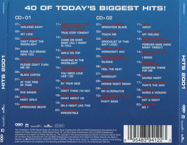 Various : Hits 2001 (2xCD, Comp)