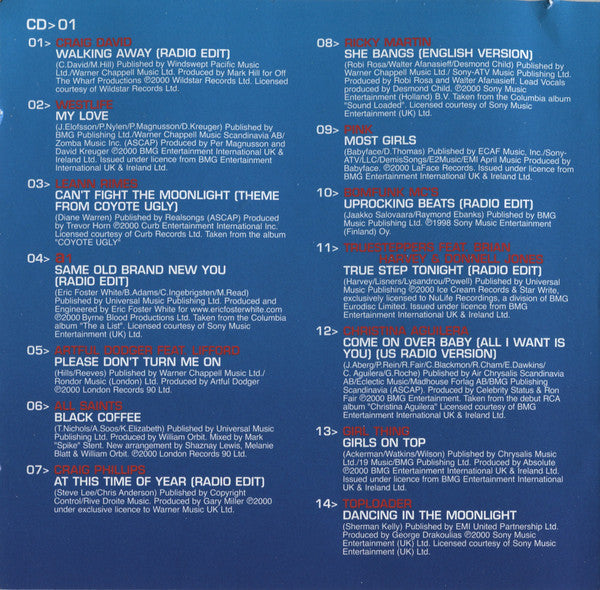 Various : Hits 2001 (2xCD, Comp)