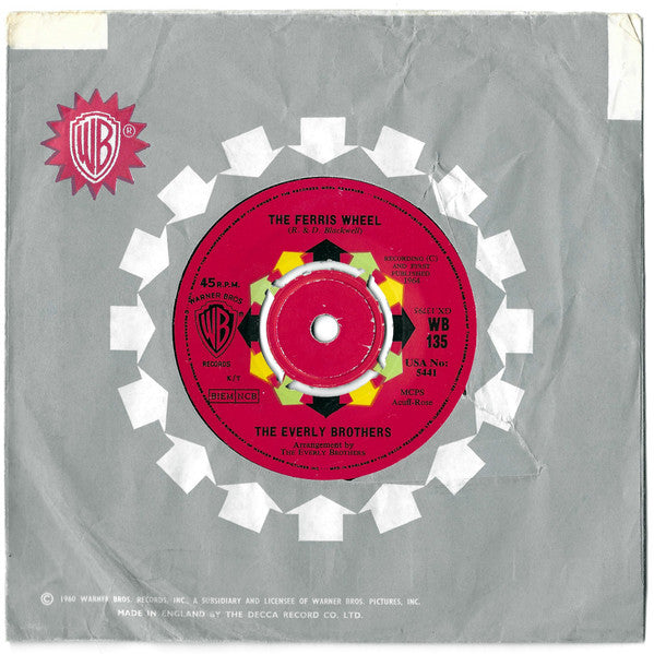 Everly Brothers : The Ferris Wheel (7", Single)