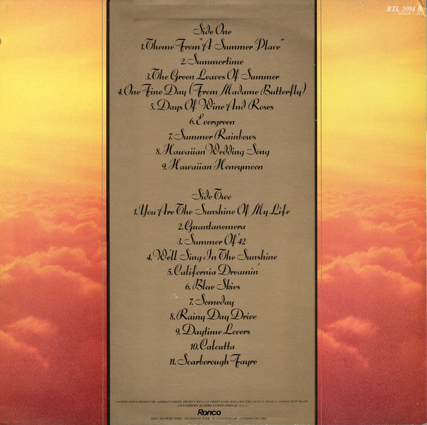 101 Strings : Noon (LP, Comp)