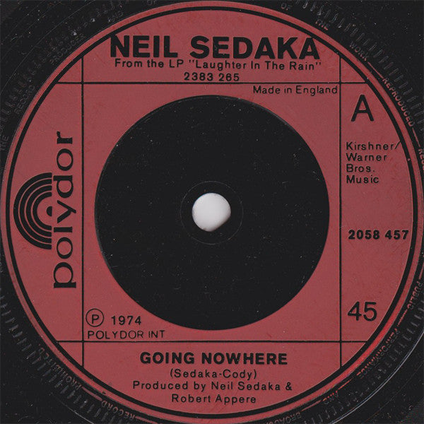 Neil Sedaka : Going Nowhere (7", Single)
