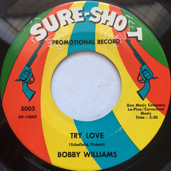 Bobby Williams : Play A Sad Song / Try Love (7", Promo)