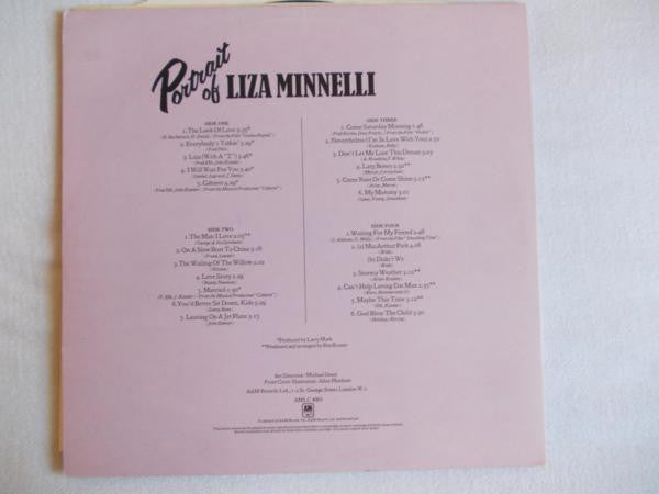 Liza Minnelli : Portrait Of Liza Minnelli (2xLP, Comp)