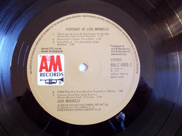 Liza Minnelli : Portrait Of Liza Minnelli (2xLP, Comp)