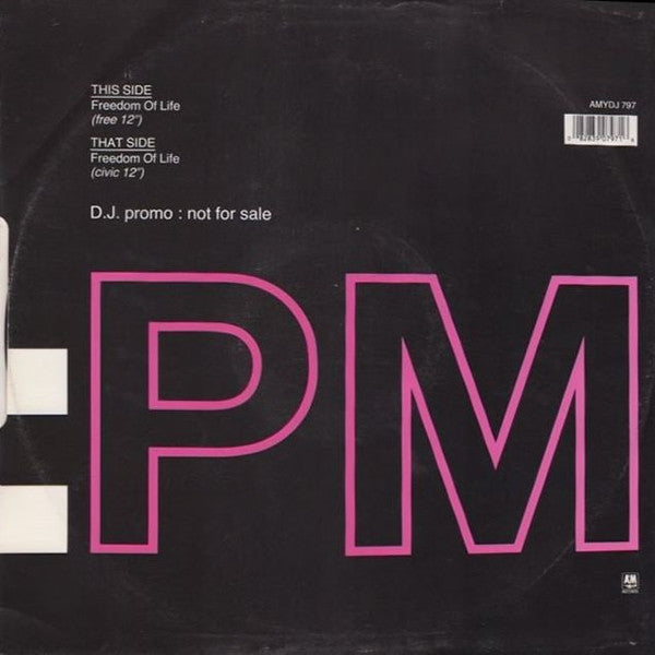 Awesome 3 : Freedom Of Life (12", Single, Promo)
