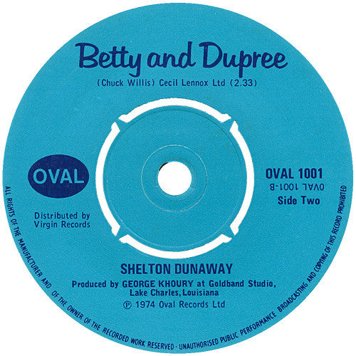 Johnnie Allan / Shelton Dunaway : Promised Land / Betty And Dupree (7", Single)