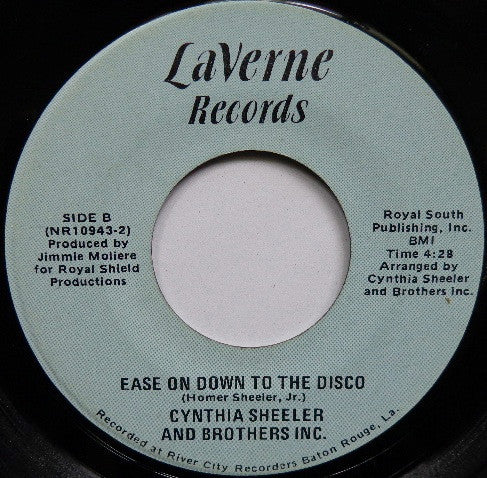 Cynthia Sheeler And Brothers Inc. : I Never Felt Like This Before (7")