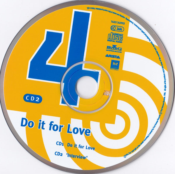 4Mandu : Do It For Love (CD, Single, CD2)