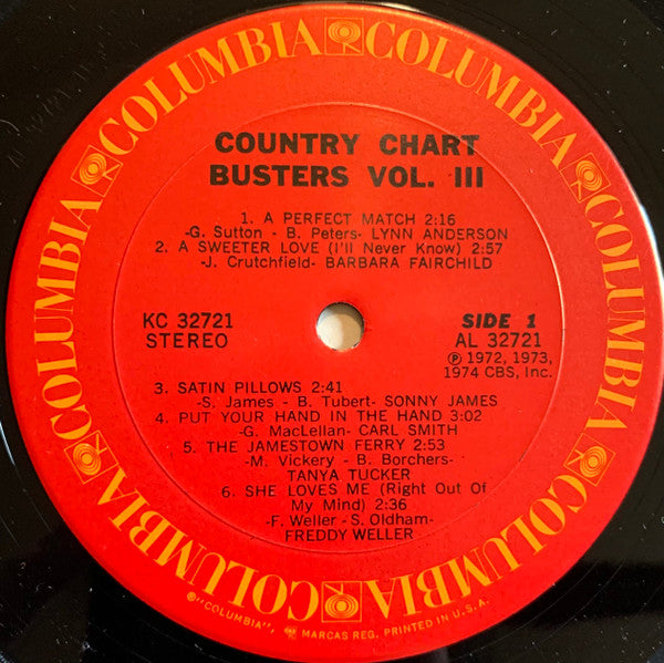 Various : Country Chart Busters Vol.III (LP, Comp)