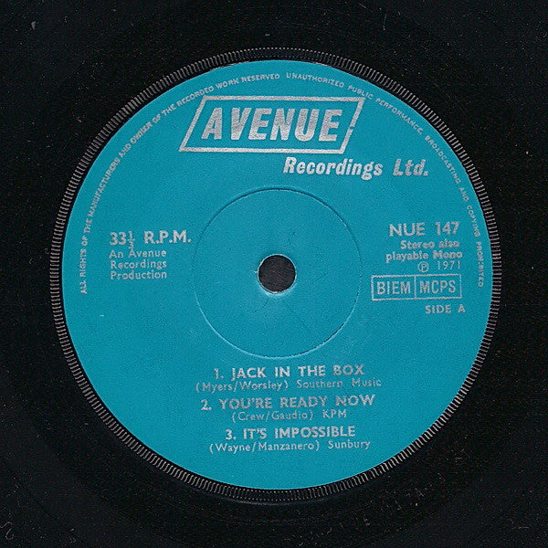 Unknown Artist : 6 Top Hits (7")
